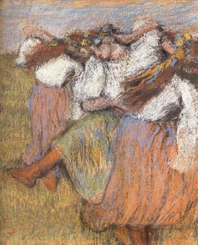 Edgar Degas Russian Dancers Norge oil painting art